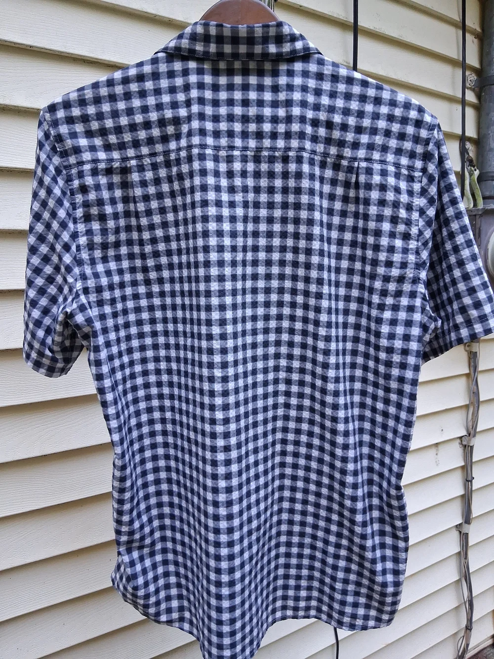 Toad & Co  Men’s Button Up Shirt Short Sleeve Casual Plaid Size Large